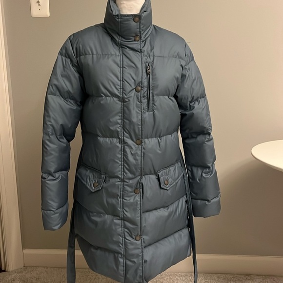 Ralph Lauren Puffer Down Jacket light blue color Sz M - Picture 2 of 10